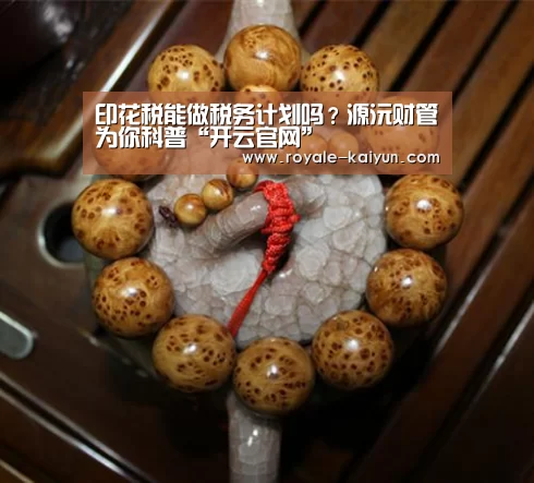 印花税能做税务计划吗?源沅财管为你科普“开云官网”(图5) 开云登录